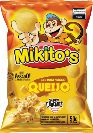 Salg. Mikito's sabor Queijo Bola 50g