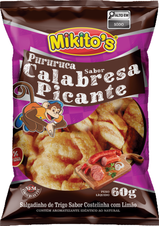 Salg. Trigo Puro sabor Calabresa Apimentada 60g
